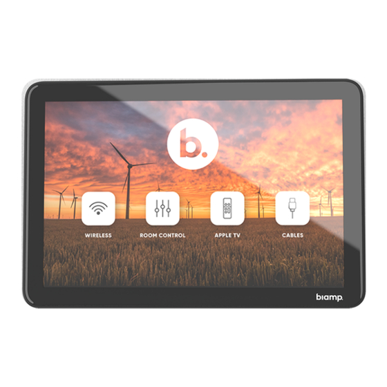 Biamp Apprimo Touch 8i Installation And Operation Manual