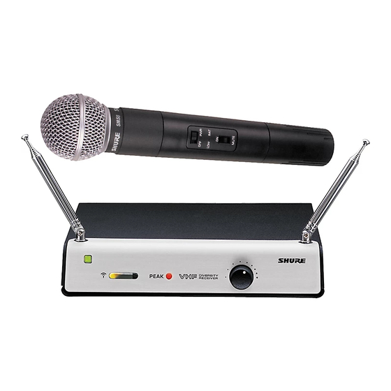 Shure T4 Service Manual