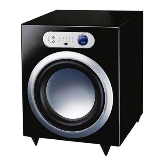 Pure Acoustics SLP851 Sub Technical Specifications
