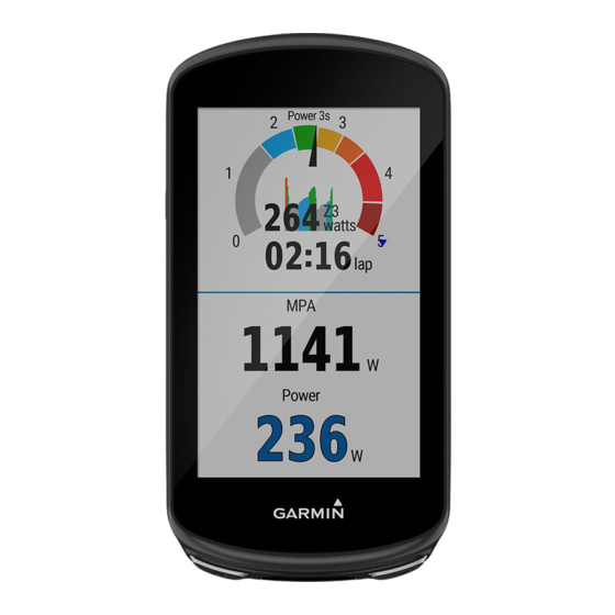 Garmin EDGE 1030 Owner's Manual