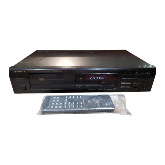 Optimus CD-5500 Owner's Manual