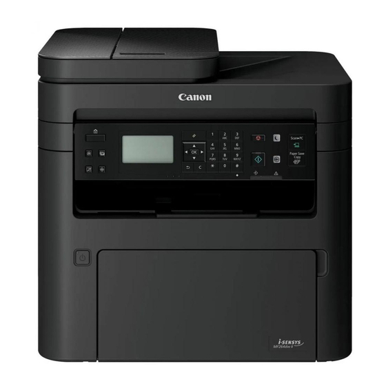 Canon MF264dw II User Manual