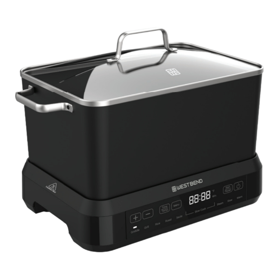 West Bend 6QT Versatility Cooker Plus Manuals