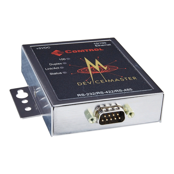 Comtrol DeviceMaster PRO Installation And Configuration Manual