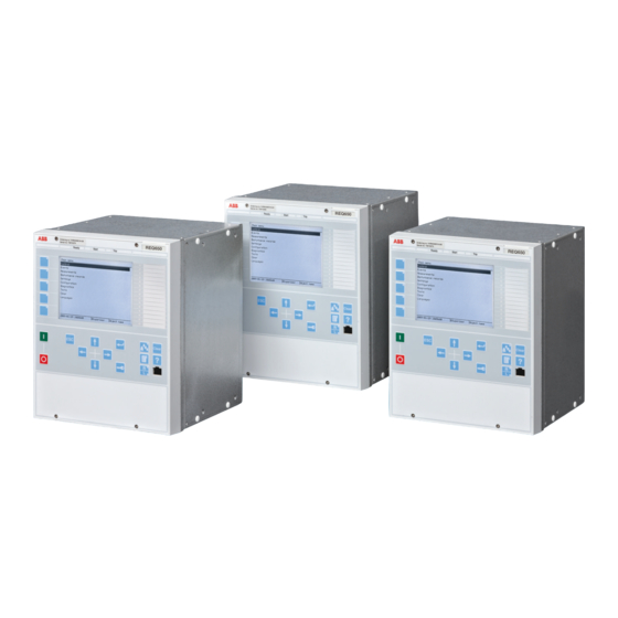 ABB REQ650 Commissioning Manual