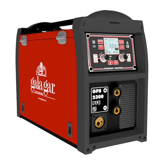 GALAGAR GPS 2300 PFC BI-PULSE Inverter Manuals