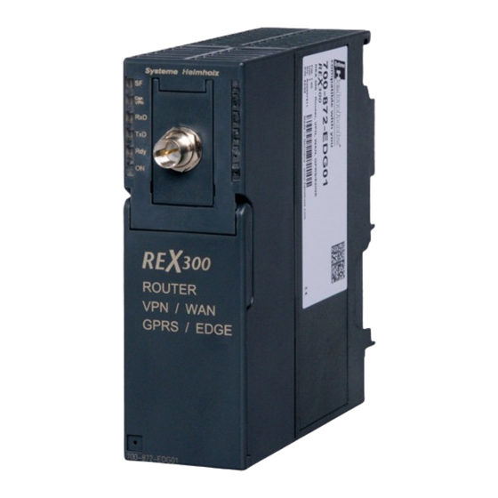 Systeme Helmholz REX300 Quick Start Manual