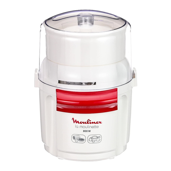 Moulinex Moulinette Bouton AD5601 Manual