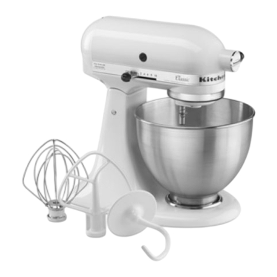 KitchenAid 5K45SSWH Manuals