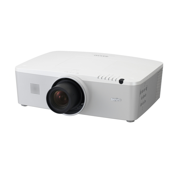 Sanyo PLC-XM100/L - 5000 Lumens Manual