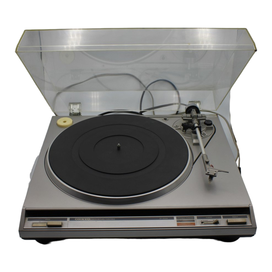 Onkyo CP-1022A Service Manual