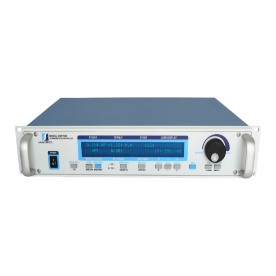 Magtrol DSP7000 User Manual