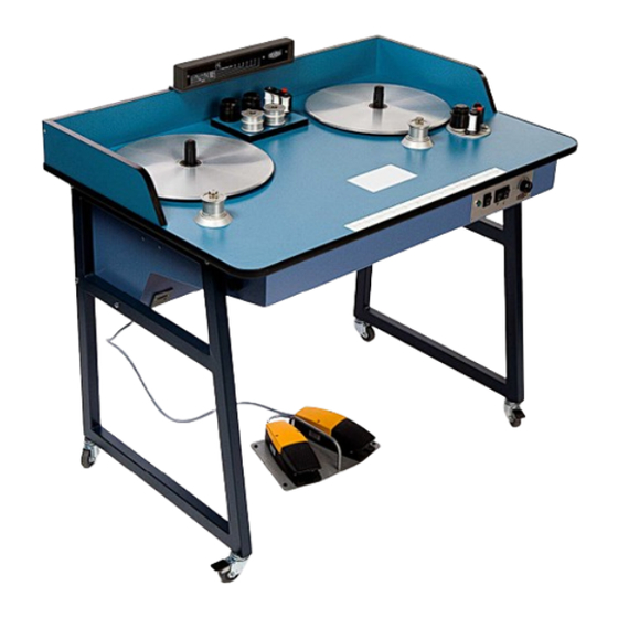 User Manuals: Steenbeck ST 2520 Film Inspection Table