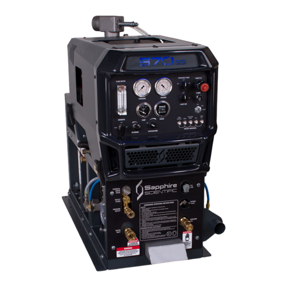 Sapphire Audio 370 SS Operation And Service Manual
