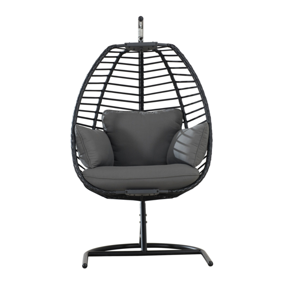 Sunjoy A216000801 Hanging Chaise Lounge Manuals