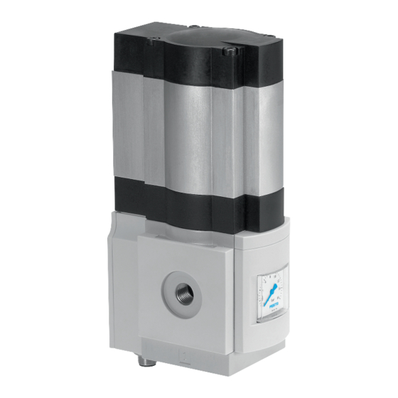 Festo MS6-LRE Instructions & Operating