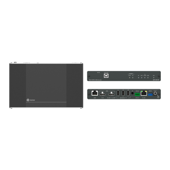 Kramer EXT3-XR-TR Quick Start Manual