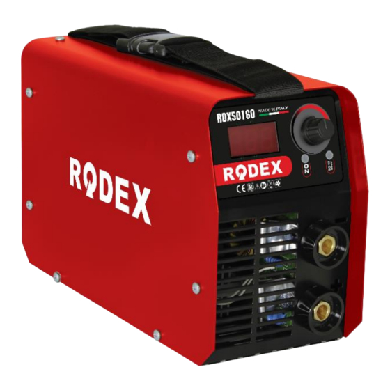 RODEX RDX50160 Welding Machine Manuals