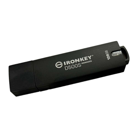 Kingston Technology IRONKEY D500SM User Manual