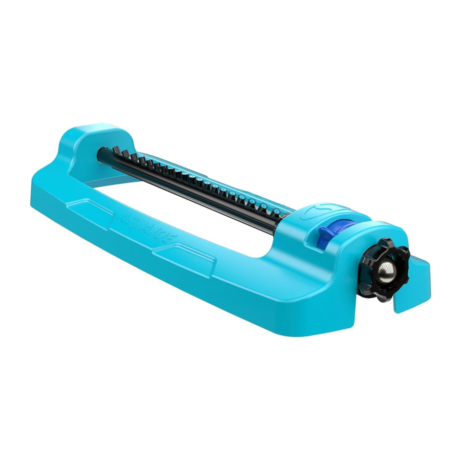AQUAJOE SJI-OMS20 - Oscillating Sprinkler Manual