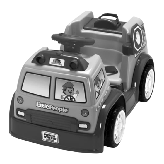 Fisher-Price POWER WHEELS LittlePeople N8415 Owner's Manual With Assembly Instructions