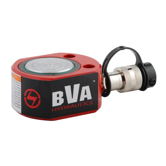 BVA Hydraulics HF1005 Instruction Manual