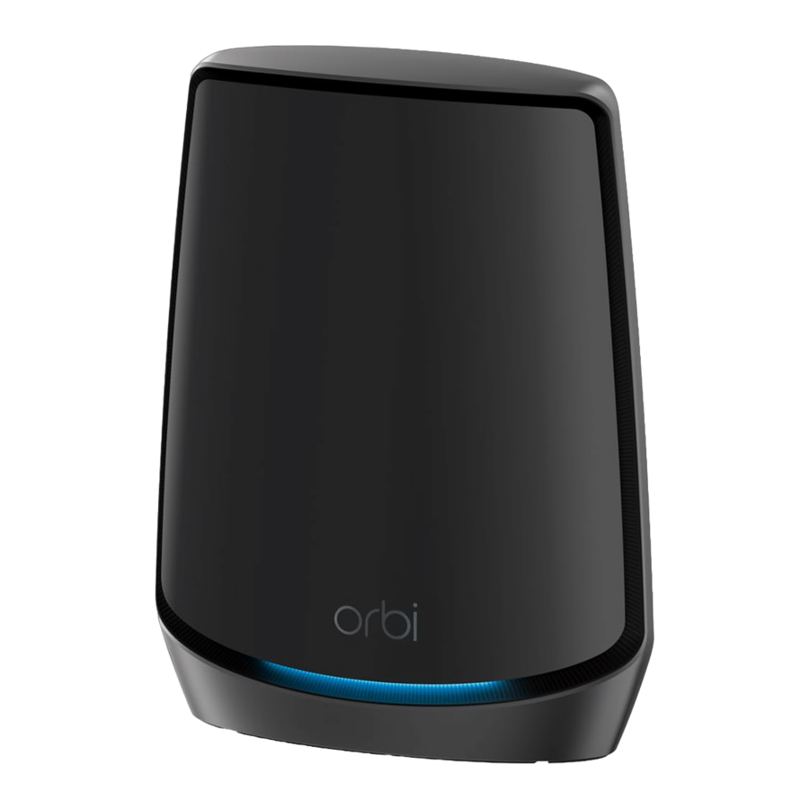NETGEAR Orbi Wi-Fi 6 Manual