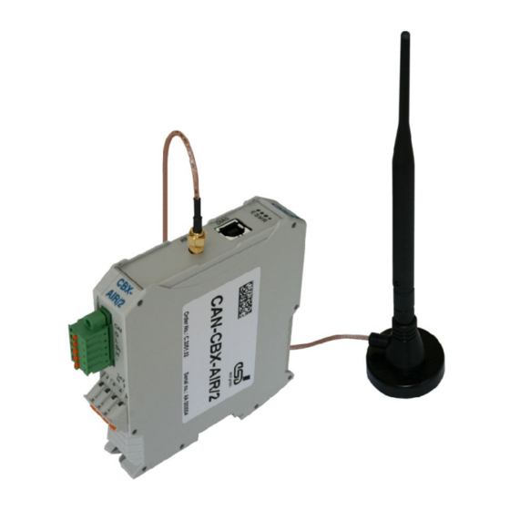 ESD CAN-CBX-AIR/2 Hardware Manual