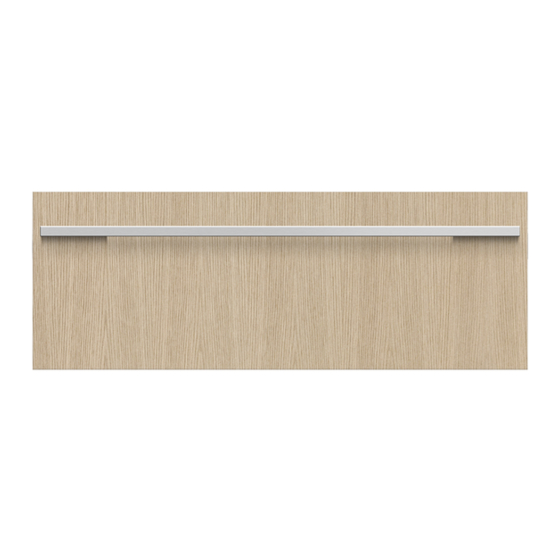 Fisher & Paykel W30SDEI Installation Manual