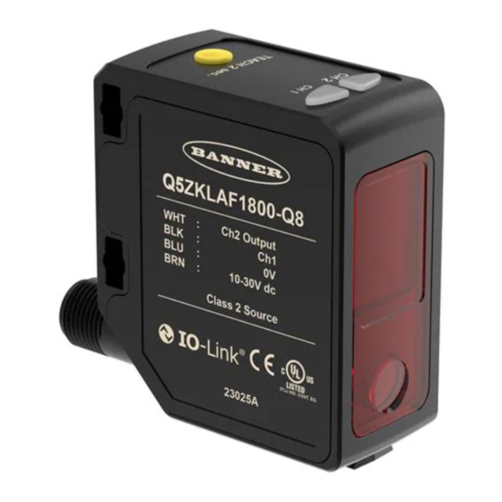 Banner Q5Z Quick Start Manual