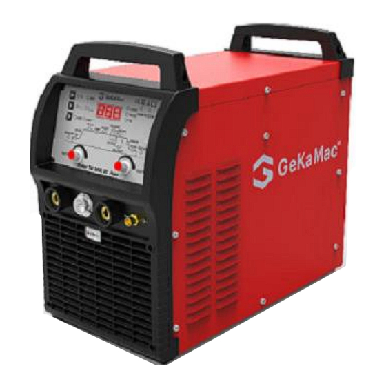 GeKaMac PoWer TIG 3200 DC Pulse Operating Manual