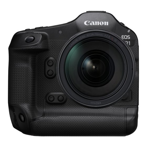 Canon EOS R1 Advanced User's Manual