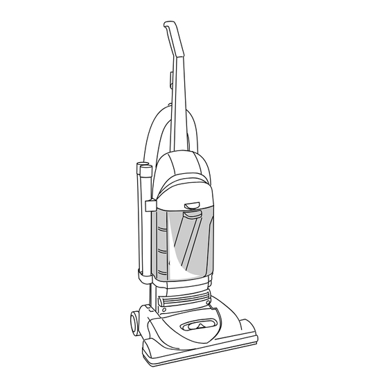 Hoover Bagless Upright Vacuum Cleaner Owner's Manual