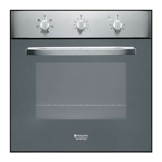User Manuals: Hotpoint Ariston FHB 51 IX/HA S Oven