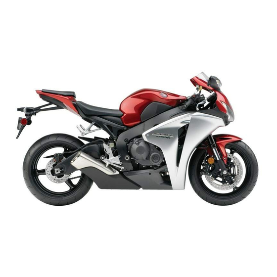 Honda CBR1000RR Fire Blade Owner's Manual