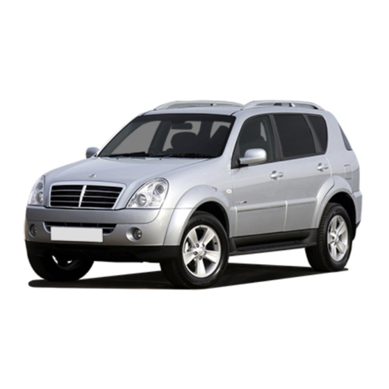 SSANGYONG REXTON MANUAL Pdf Download | ManualsLib