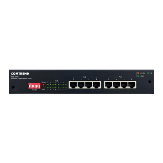 Comtrend Corporation GS-7508 Quick Installation Manual