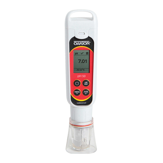 Oakton pHTestr 50 Operating Instructions