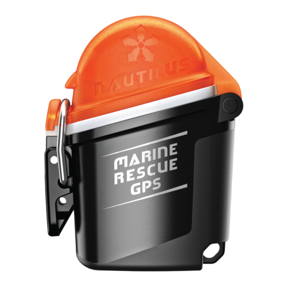 Nautilus Lifeline Marine Rescue GPS Quick Start Manual