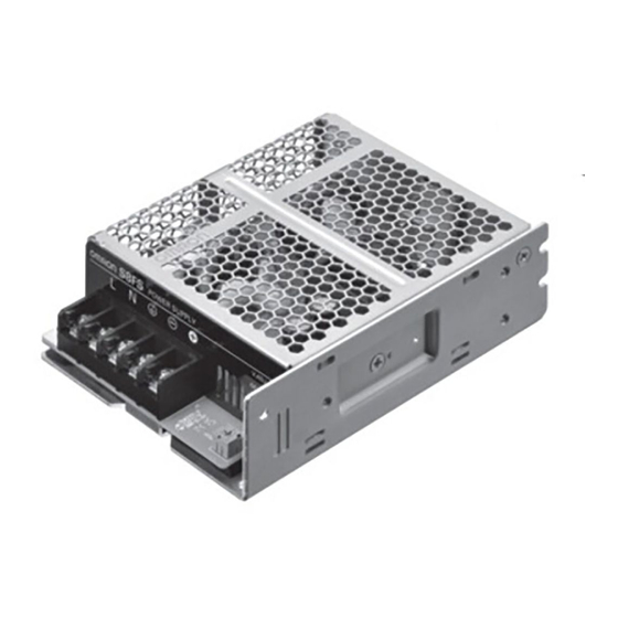Omron S8FS-C Instruction Manual