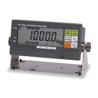 AND Weighing Indicator AD-4406 OP03 Instruction Manual