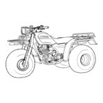 Honda ATC Super Red 250 1985 Owner's Manual