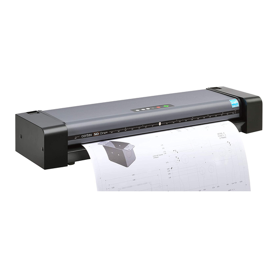 Contex SD One+ Large Format Scanner Manuals