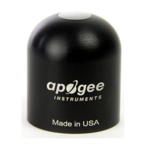 Apogee Instruments SP-212 Owner's Manual