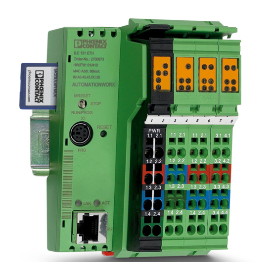 Phoenix Contact SD FLASH 512MB MODULAR MUX User Manual