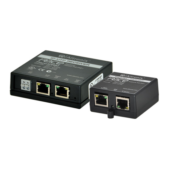 Altronix Pace1STR Installation Manual