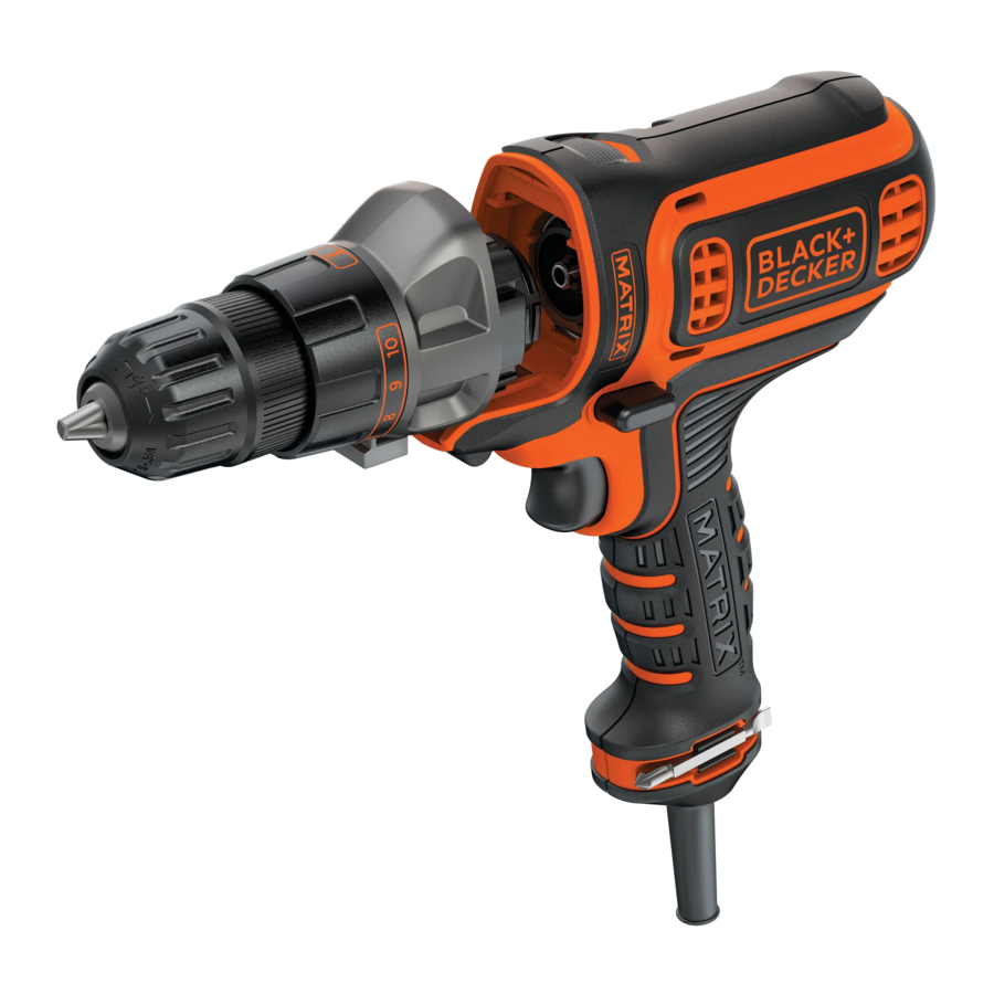 Black & Decker MATRIX BDEDMT Manual