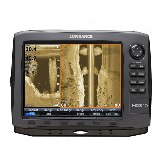 LOWRANCE STRUCTURESCAN HD OPERATION MANUAL Pdf Download