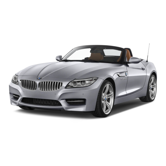 BMW Z4 2014 Manuals