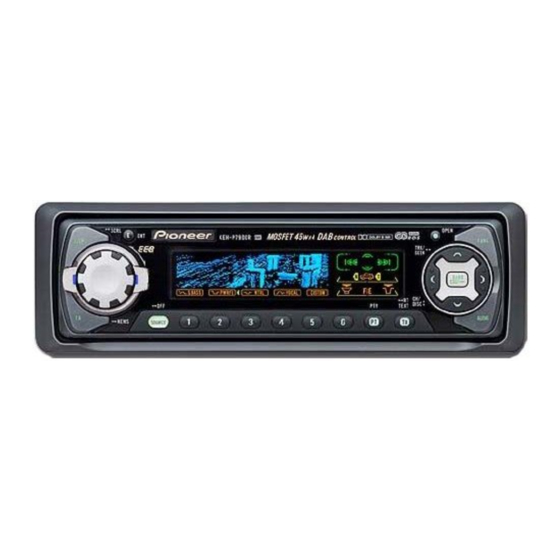 Pioneer KEH-P7900R EW Service Manual
